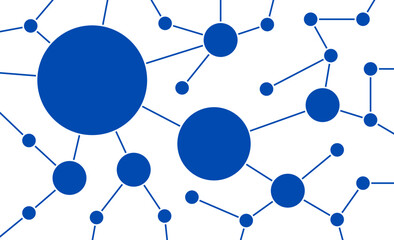 Network structure connect dots and lines background template. User blockchain linked global digital database graphic vector.