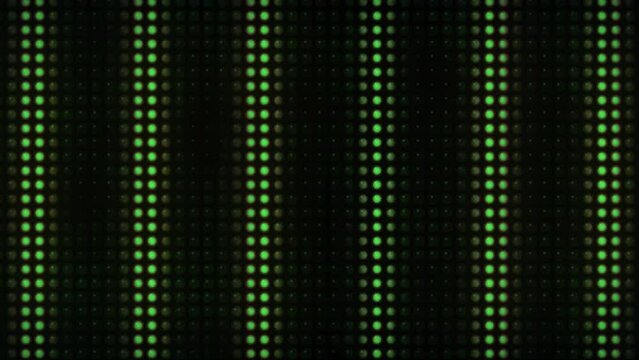 Animation green light line on black background. 
