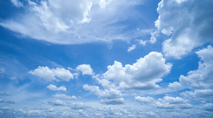blue sky with cloud. Abstract clouds in blue sky.Texture background