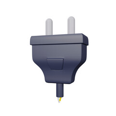 3d illustration plug