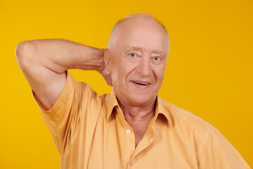 Obraz premium happy retired man