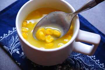 コーンクリームポタージュ