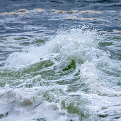 Storm waves at South Head, Sydney, NSW, July 2022