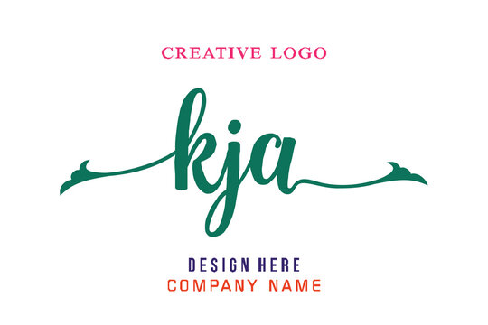 KJA lettering, perfect for company logos, offices, campuses, schools, religious education