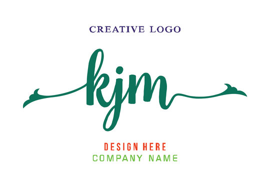 KJM lettering, perfect for company logos, offices, campuses, schools, religious education