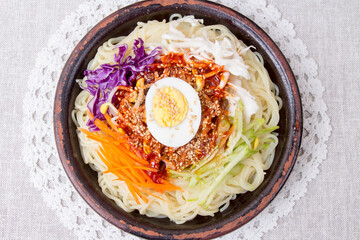  Spicy Cold Chewy Noodles - jjolmyeon 