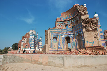 Uch Sharif, Ruins of centuries old Mausoleums close Bahawalpur, Pakistan