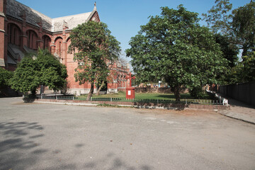 The vintage church in Lahore, Punjab province, Pakistan