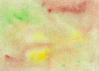 Handmade Watercolor Texture Background Vector, Colorful handmade Abstract Background