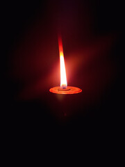 candle in the dark