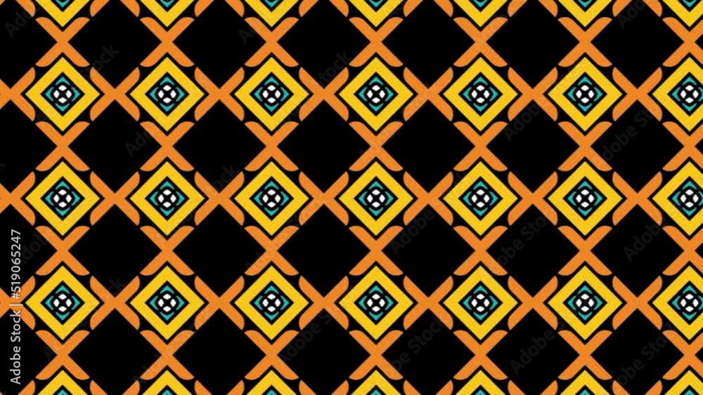 Poster seamless pattern background from a variety of multicolored squares. panning. abstract seamless geome