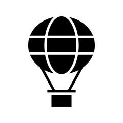 Obraz premium air balloon icon or logo isolated sign symbol vector illustration - high quality black style vector icons 