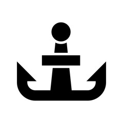 anchor icon or logo isolated sign symbol vector illustration - high quality black style vector icons
