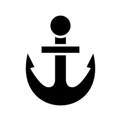 anchor icon or logo isolated sign symbol vector illustration - high quality black style vector icons
