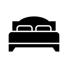 bed icon or logo isolated sign symbol vector illustration - high quality black style vector icons
