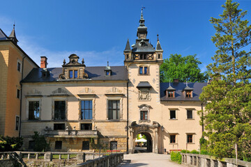 Kliczków Castle, Kliczków, Lower Silesian Voivodeship, Poland.