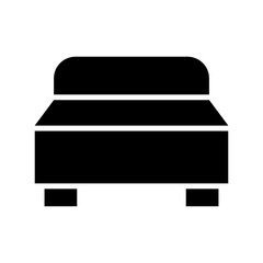 bed icon or logo isolated sign symbol vector illustration - high quality black style vector icons
