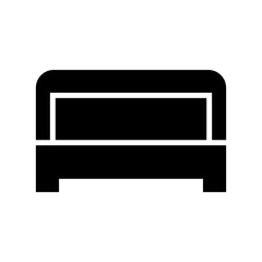 bed icon or logo isolated sign symbol vector illustration - high quality black style vector icons
