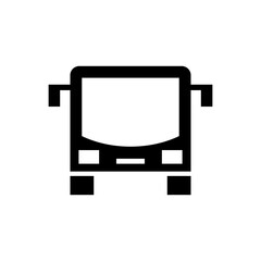 bus icon or logo isolated sign symbol vector illustration - high quality black style vector icons
