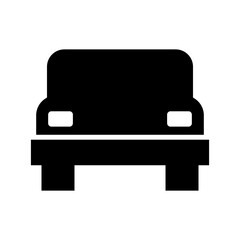 convertible car icon or logo isolated sign symbol vector illustration - high quality black style vector icons
