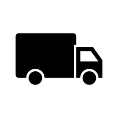 delivery van icon or logo isolated sign symbol vector illustration - high quality black style vector icons
