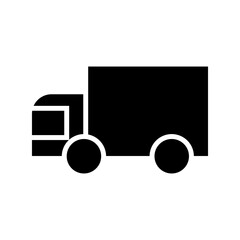 delivery van icon or logo isolated sign symbol vector illustration - high quality black style vector icons
