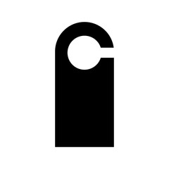 do not disturb icon or logo isolated sign symbol vector illustration - high quality black style vector icons
