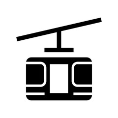 funicular icon or logo isolated sign symbol vector illustration - high quality black style vector icons

