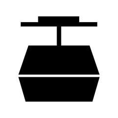 funicular icon or logo isolated sign symbol vector illustration - high quality black style vector icons

