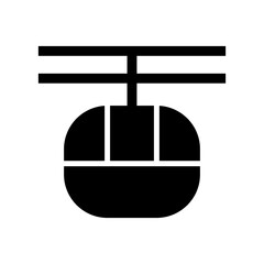 funicular icon or logo isolated sign symbol vector illustration - high quality black style vector icons

