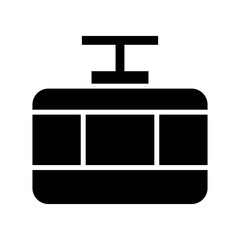 funicular icon or logo isolated sign symbol vector illustration - high quality black style vector icons

