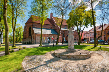 The oldest milepost in East-Central Europe. Konin, Greater Poland Voivodeship, Poland