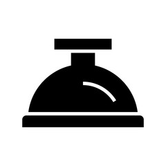 hotel bell icon or logo isolated sign symbol vector illustration - high quality black style vector icons
