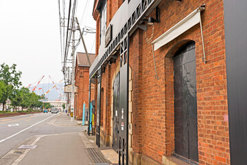 古いレンガ倉庫