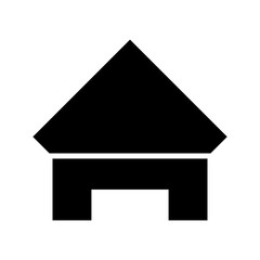 house icon or logo isolated sign symbol vector illustration - high quality black style vector icons
