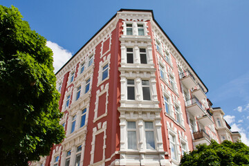 Fototapeta premium Haus im Schanzenviertel, Hamburg