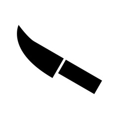 knife icon or logo isolated sign symbol vector illustration - high quality black style vector icons
