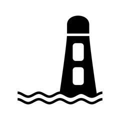 lighthouse icon or logo isolated sign symbol vector illustration - high quality black style vector icons

