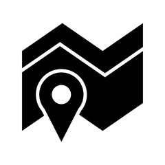 Fototapeta premium map icon or logo isolated sign symbol vector illustration - high quality black style vector icons 