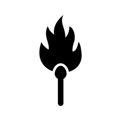 matchstick icon or logo isolated sign symbol vector illustration - high quality black style vector icons
