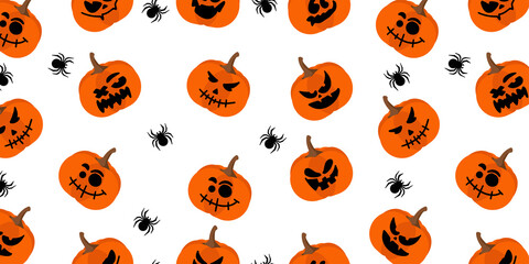 Festive background for Halloween. orange pumpkin