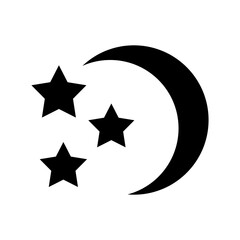night icon or logo isolated sign symbol vector illustration - high quality black style vector icons

