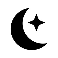 night icon or logo isolated sign symbol vector illustration - high quality black style vector icons
