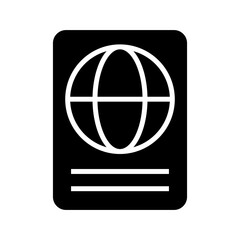 Fototapeta premium passport icon or logo isolated sign symbol vector illustration - high quality black style vector icons 