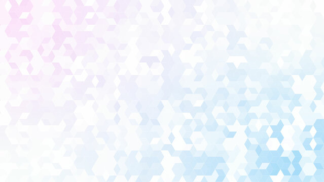 ダイヤのパターン背景素材，薄いピンクとブルーのグラデーション