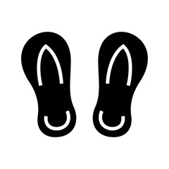 slippers icon or logo isolated sign symbol vector illustration - high quality black style vector icons
