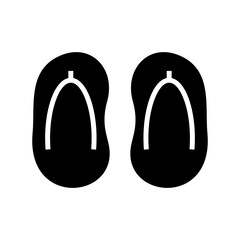 slippers icon or logo isolated sign symbol vector illustration - high quality black style vector icons
