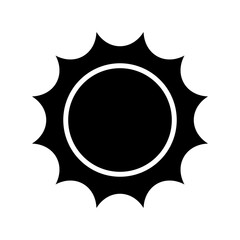 sun icon or logo isolated sign symbol vector illustration - high quality black style vector icons
