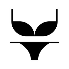 swimsuit icon or logo isolated sign symbol vector illustration - high quality black style vector icons
