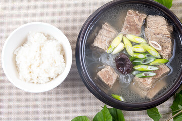 Short Rib Soup (Galbi-tang) - Korea Food